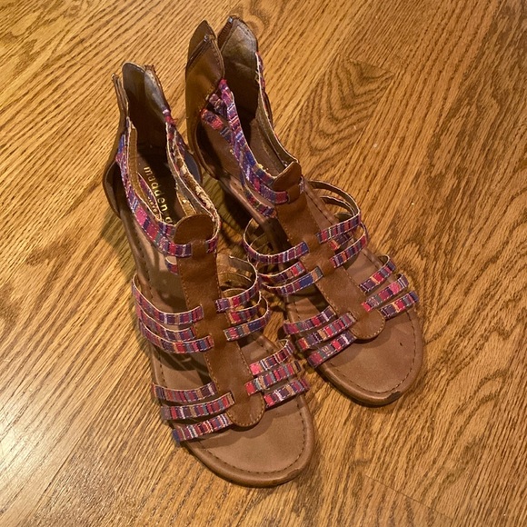 Madden Girl Shoes - Madden Girl color striped sandals